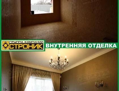 Фотографии внутренний отделки дома построенного из СИП панелей в формате "до-после". Спальня 2